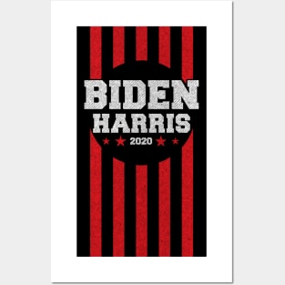 Red US flag stripes Biden & harris 2020 political gifts Posters and Art